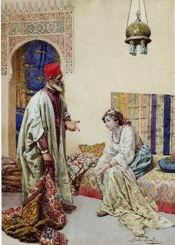 unknow artist Arab or Arabic people and life. Orientalism oil paintings 573 China oil painting art